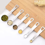 Stainless Steel Measuring Spoon Set - 6 Durable Spoons for Accurate Cooking 3
