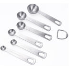 Stainless Steel Measuring Spoon Set - 6 Durable Spoons for Accurate Cooking 6