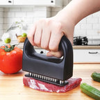 Stainless Steel Meat Tenderizer Tool - Ergonomic Design & Efficient Blades 2