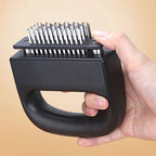 Stainless Steel Meat Tenderizer Tool - Ergonomic Design & Efficient Blades 3
