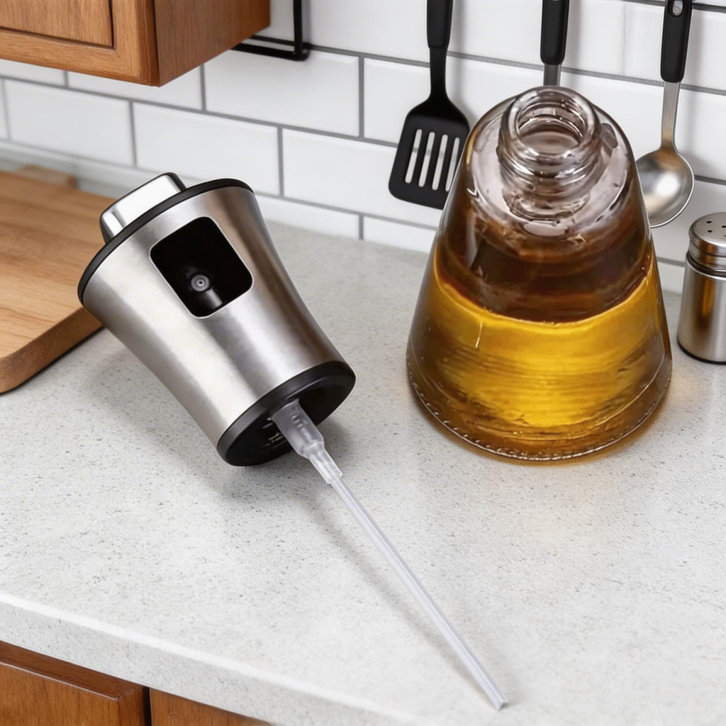 Stainless Steel Olive Oil Sprayer - Precise Mist for Healthy Cooking 4