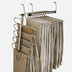Stainless Steel Pants Hanger - Maximize Closet Space & Easy Access 1