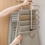 Stainless Steel Pants Hanger - Maximize Closet Space & Easy Access 6