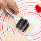 Stainless Steel Pasta Cutter - Ergonomic, Durable Noodle Roller Slicer 2