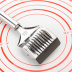 Stainless Steel Pasta Cutter - Ergonomic, Durable Noodle Roller Slicer 5