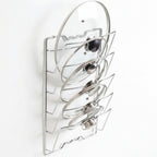 Stainless Steel Pot Lid Holder – 5-Layer Space-Saving Kitchen Organizer for Efficient Storage and Easy Access 0