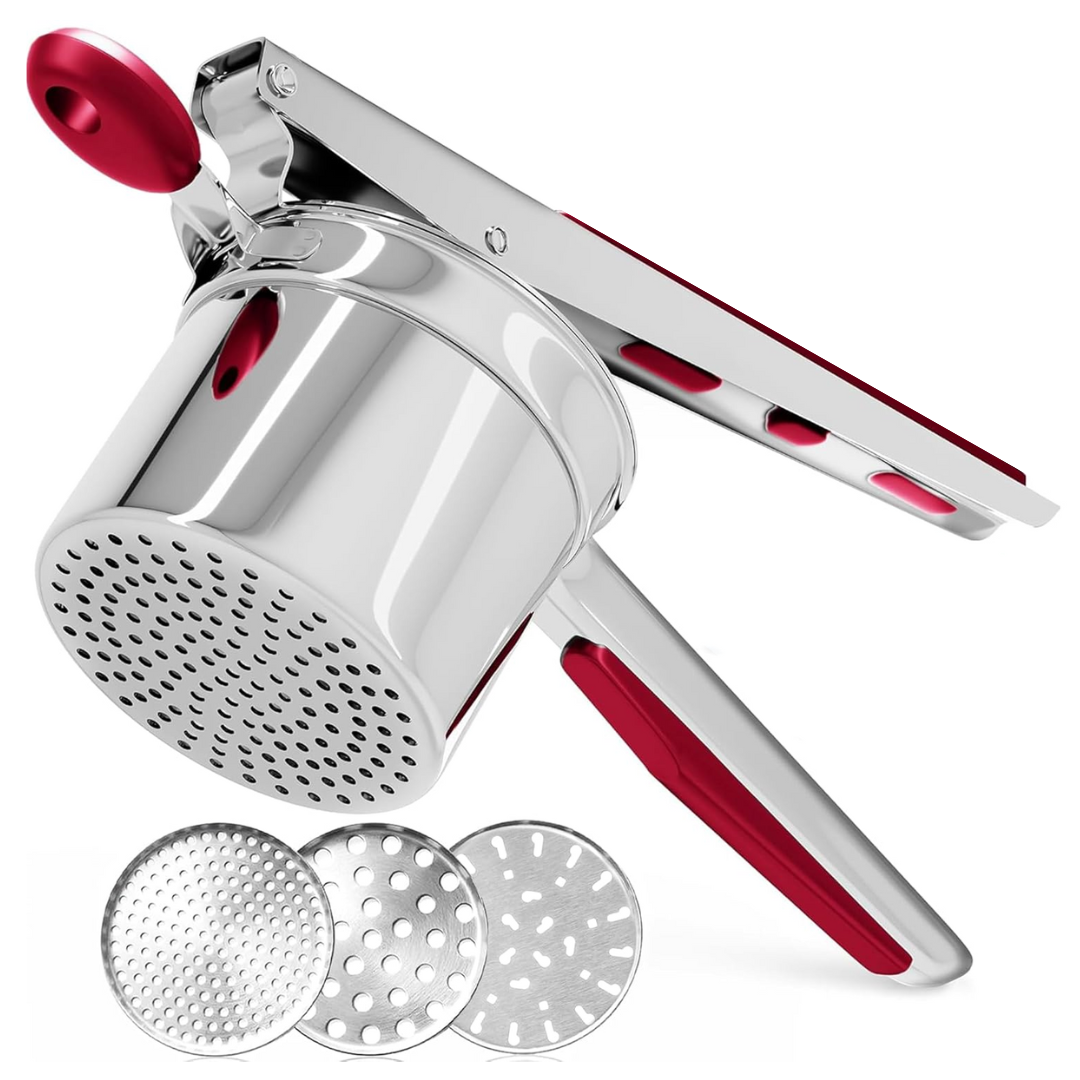 Stainless Steel Potato Masher - Effortless Mashing & Durable Design 1