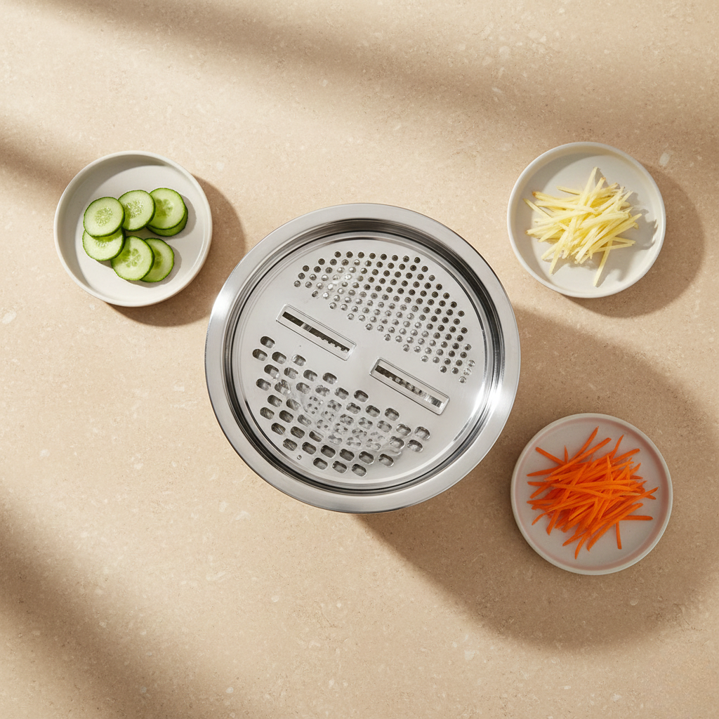 Stainless Steel Prep & Drain Set - Multi-Function Kitchen Tool & Utensils 1
