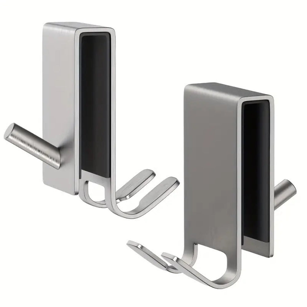 Stainless Steel Shower Hooks - Durable, Moisture-Resistant, No Drilling 7