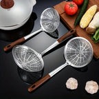 Stainless Steel Strainer Ladle - Durable, Ergonomic & Fine Mesh Design 3