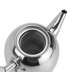 Stainless Steel Teapot with Infuser - Elegant Design & Durable 33 oz Capacity 1