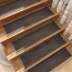 Stair Runner Carpet - Non-Slip Treads for Secure, Quiet Steps 0