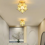 Star-Shaped LED Ceiling Light - Tri-Color, Energy-Efficient Design 1
