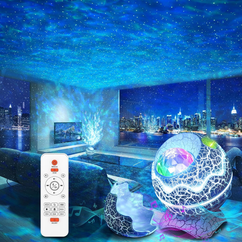 Star Projector Night Light - 4-in-1 Aurora Projector & Bluetooth Speaker 0