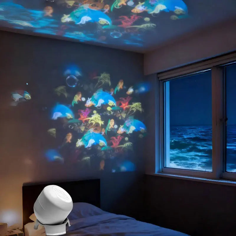 Star Projector Night Light - Rotating LED Light Projector for Kids' Rooms 2