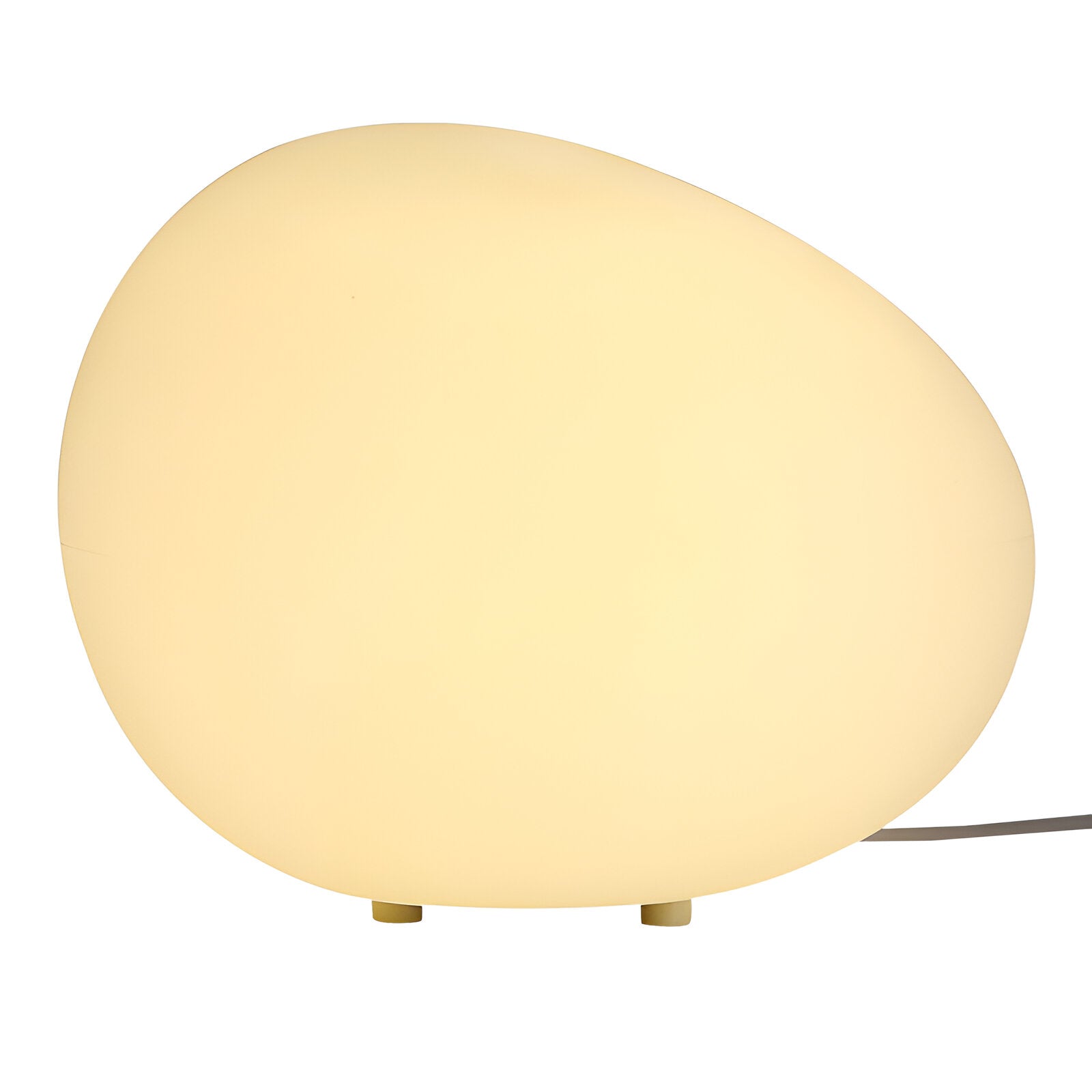 Stone-Shaped LED Table Lamp - Adjustable 3-Color Light for Bedside & Desk 0