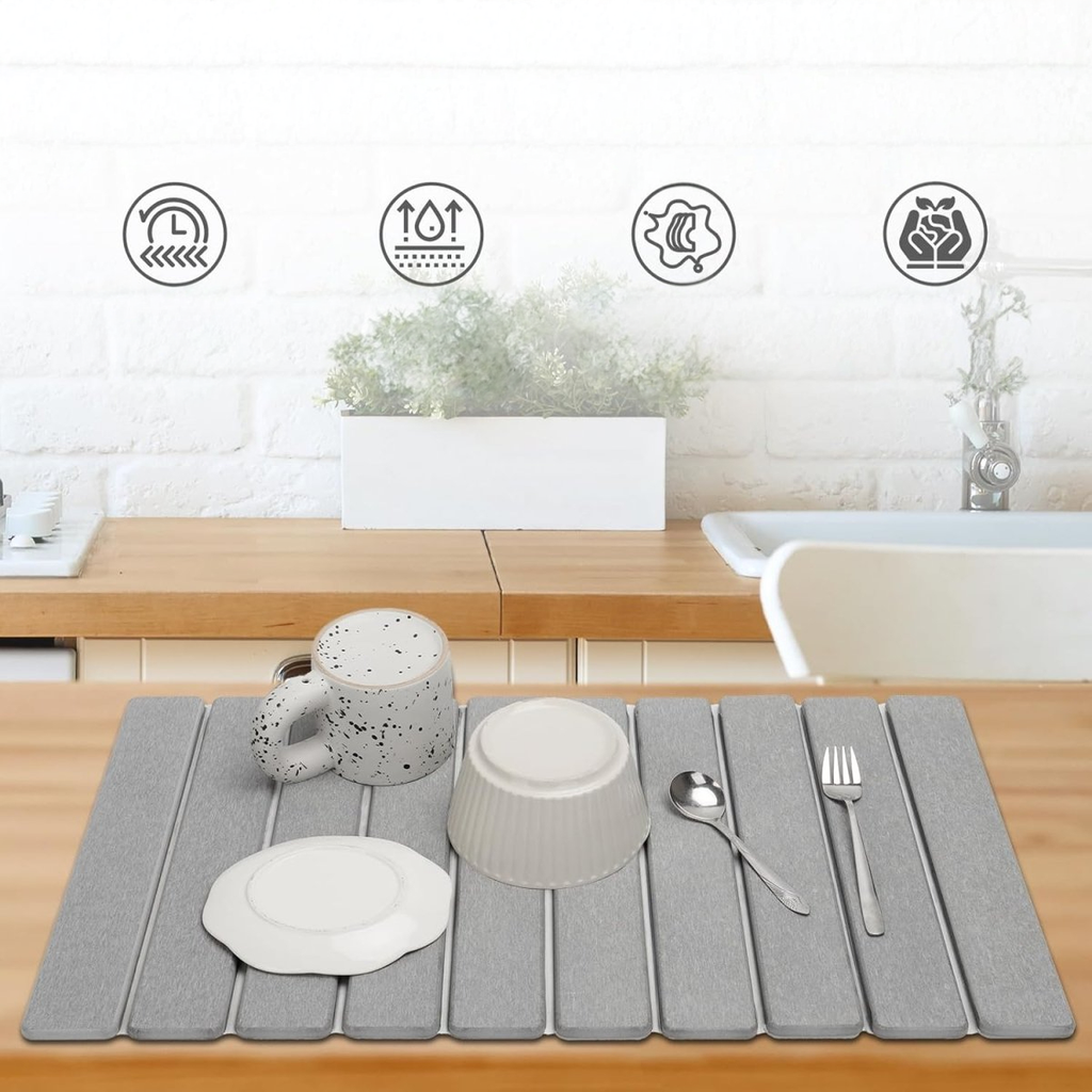Stone Bath Mat - Quick-Drying, Antibacterial Bathroom Mats for Hygiene 7