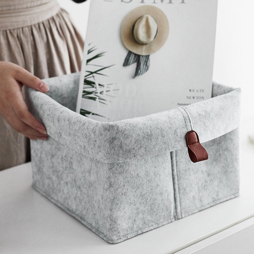 Storage Basket - Adjustable Rim for Versatile Organization & Style 1