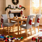 Stretch Chair Covers - Soft Polar Fleece Protection for Dining Chairs 3