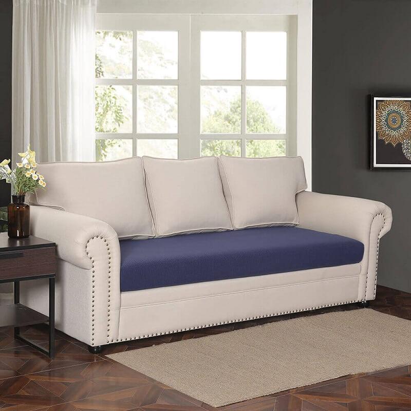 Stretchable Sofa Cushion Cover - Durable Protection & Easy Care 3