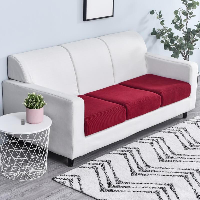 Stretchable Sofa Cushion Cover - Durable Protection & Easy Care 8