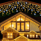 String Lights - Twinkling Warm & Cool White, Extendable Outdoor Decor 0