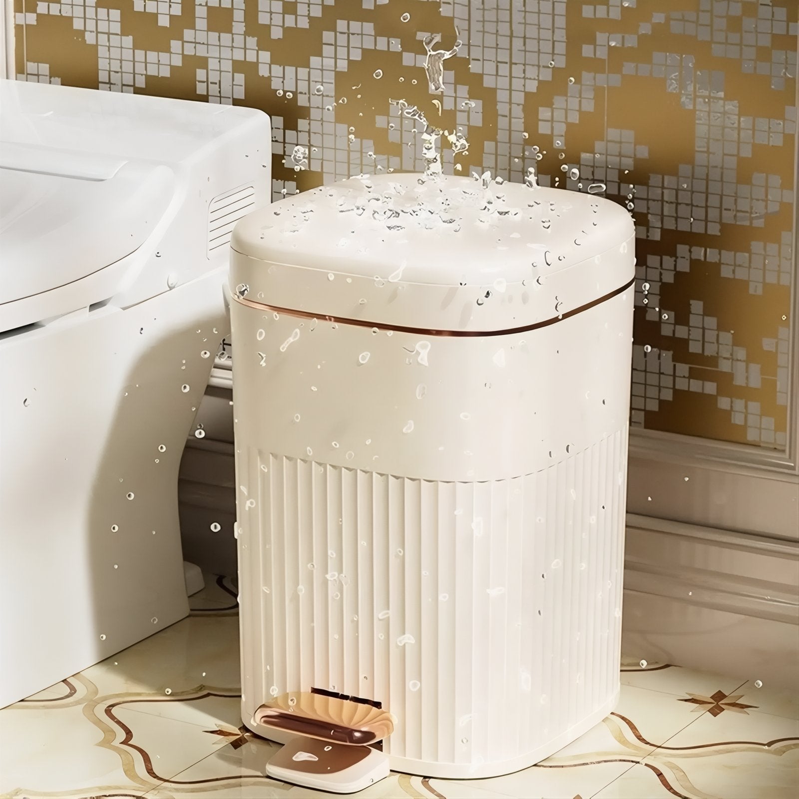 Stylish Pedal Waste Container for Hygienic Disposal 0
