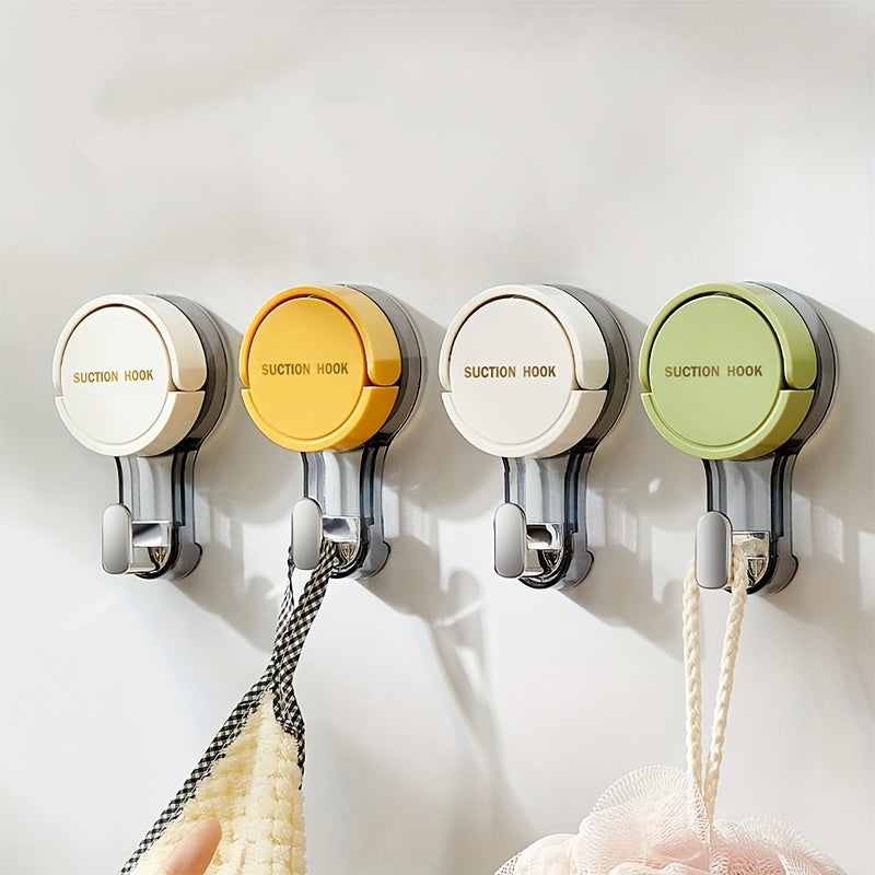 Suction Cup Hooks 3-Pack - Strong Hold for Shower & Smooth Surfaces 4