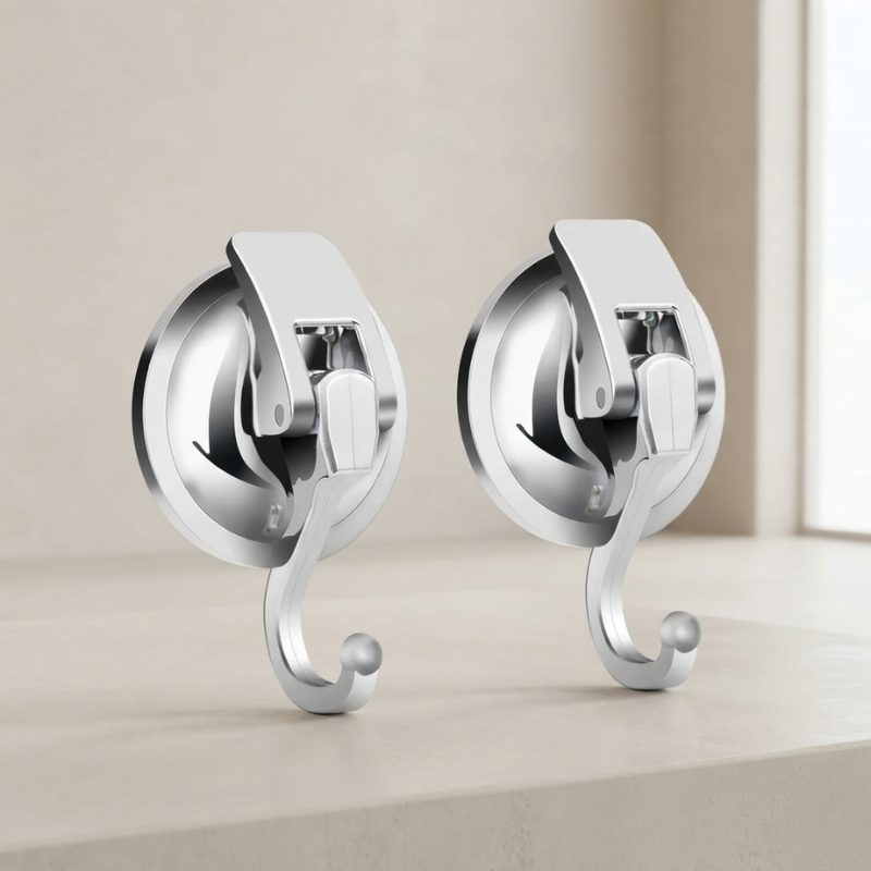 Suction Cup Hooks Set of 2 Heavy Duty Versatile Hanging 01