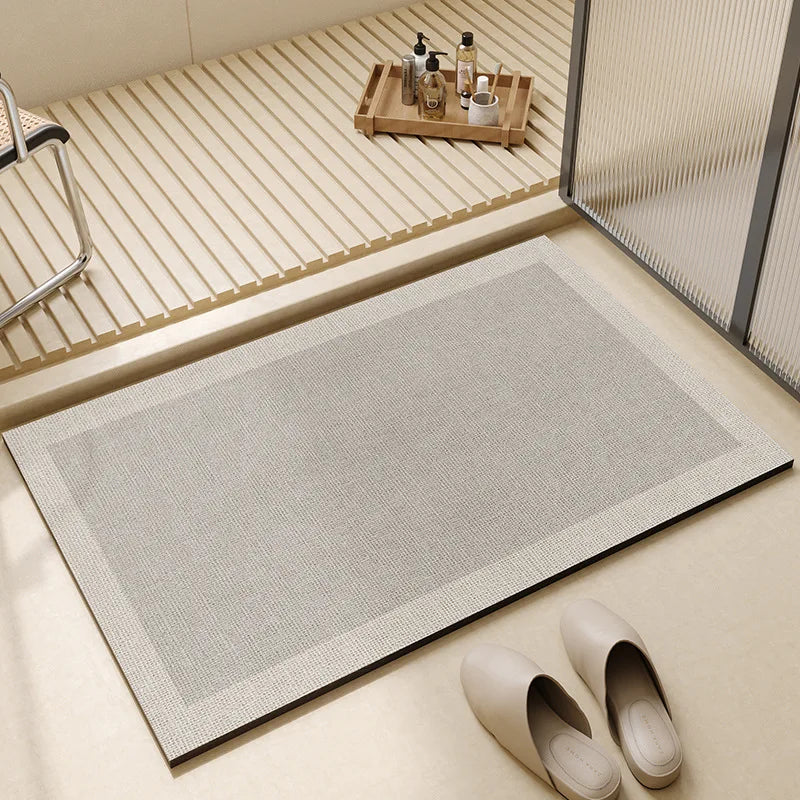 Super Absorbent Non-Slip Bath Mat - Quick-Dry Comfort for Bathroom 0