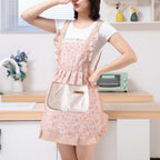 Sweet Flora Kitchen Apron - Durable, Waterproof, Adjustable Fit for Women 8