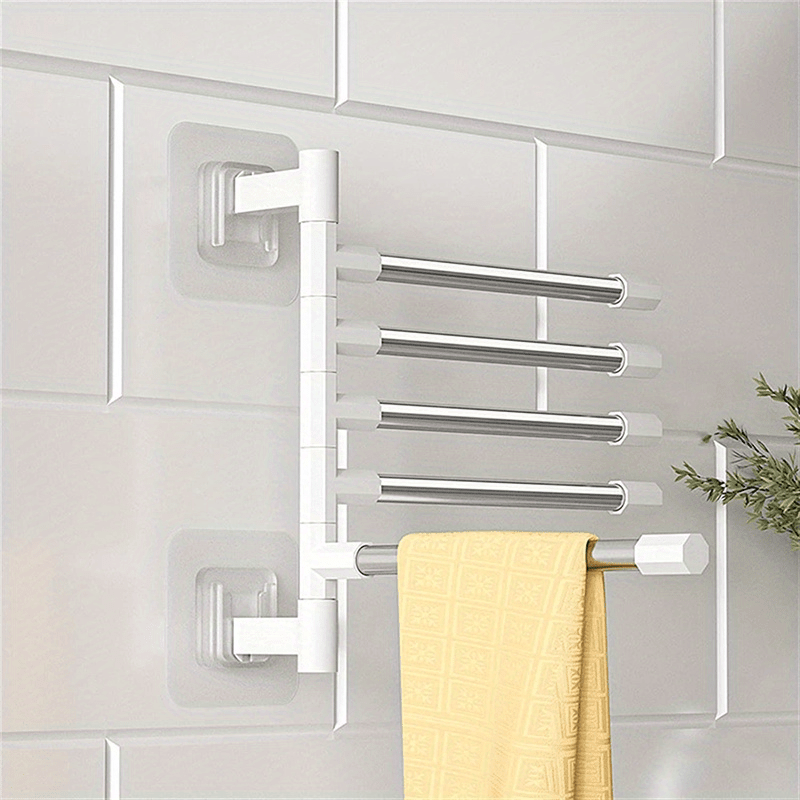 Swivel Towel Rack - Space-Saving 5-Arm Bathroom Towel Storage Solution 3
