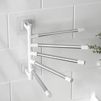 Swivel Towel Rack - Space-Saving 5-Arm Bathroom Towel Storage Solution 4