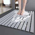 TPE Non-Slip Shower Mat with Fast-Drain Grooves – Customizable Anti-Slip Bath Mat for Safety in Showers and Tubs 1