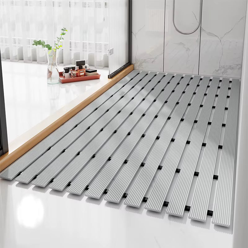 TPE Non-Slip Shower Mat with Fast-Drain Grooves – Customizable Anti-Slip Bath Mat for Safety in Showers and Tubs 2