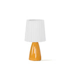 Table Lamp - Slim Ceramic Base & Fabric Shade for Bedside or Desk 5