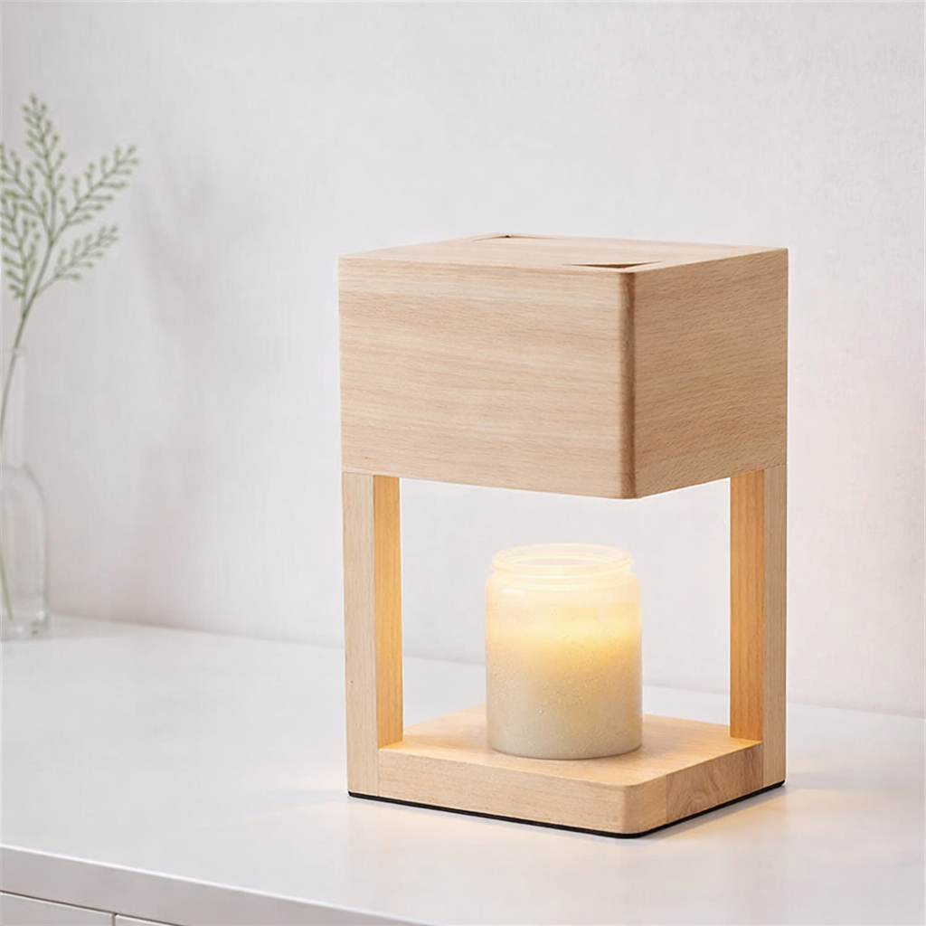Table Lamp Candle Warmer Holder Indoor Dual Function Ambient Light 1