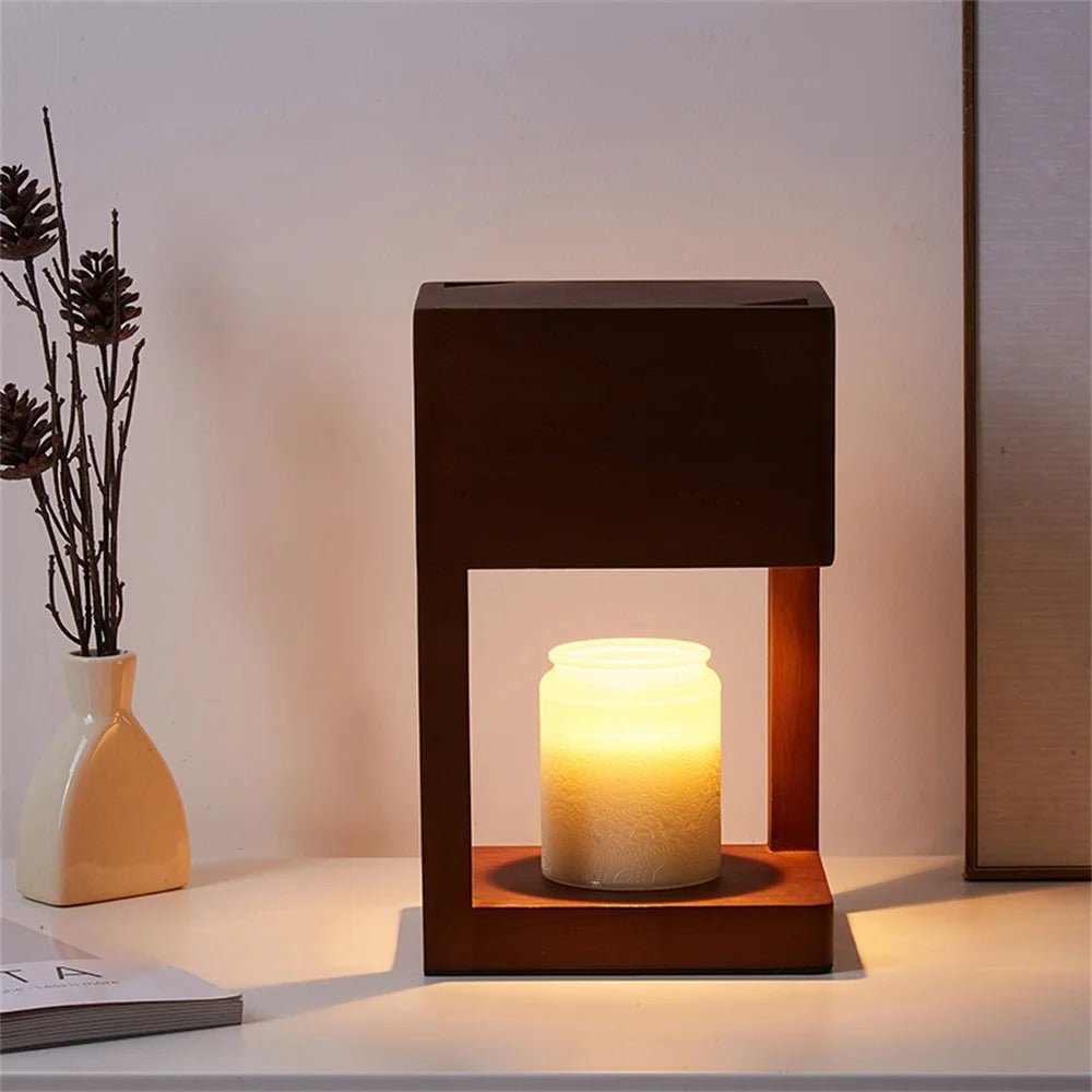Table Lamp Candle Warmer Holder Indoor Dual Function Ambient Light 6