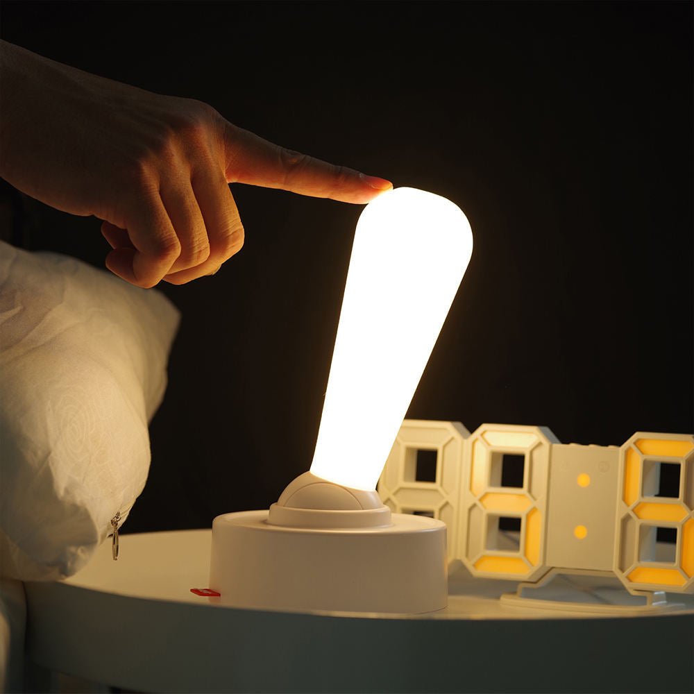 Table Lamp LED 2W USB Rechargeable 20.4 cm Height Toggle Switch Portable 3