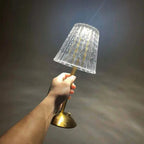 Table Lamp LED 3W Cordless USB Rechargeable Acrylic Metal 13 x 23 cm 5