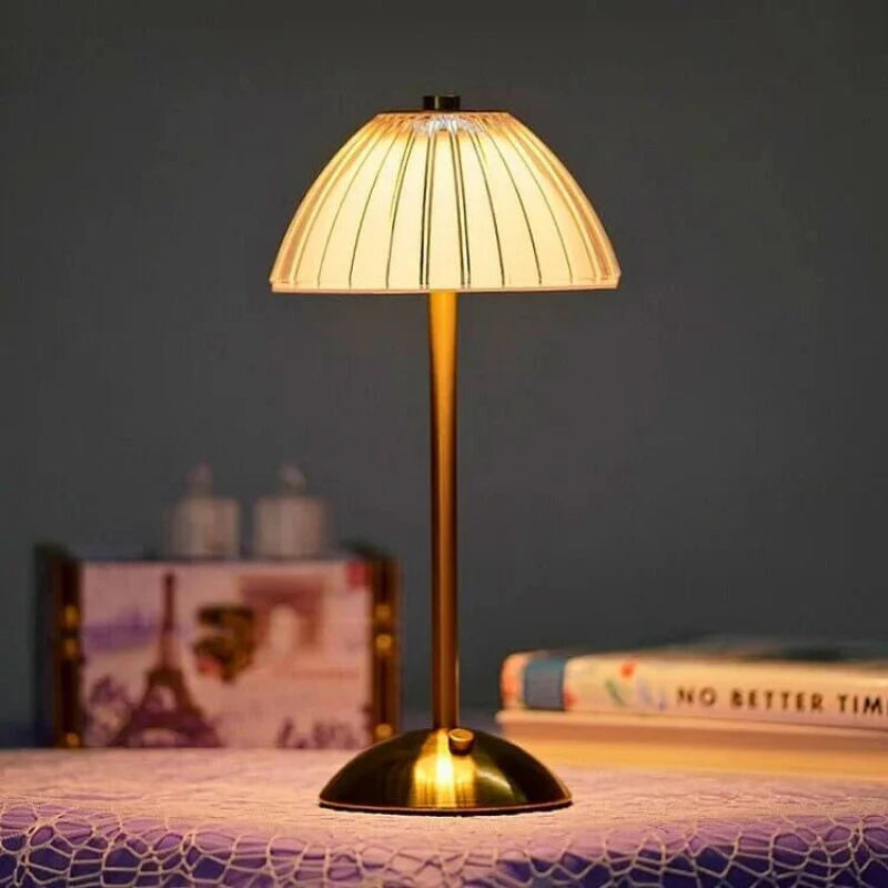 Table Lamp LED 3W Cordless USB Rechargeable Acrylic Metal 13 x 23 cm 9