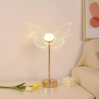 Table Lamp LED Butterfly Design Iron Acrylic 10W Push Button Indoor