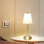 Table Lamp Rechargeable LED USB Powered Iron Fabric Shade 2W 200 Lumens Multiple Colors 03