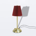Table Lamp Rechargeable LED USB Powered Iron Fabric Shade 2W 200 Lumens Multiple Colors 08