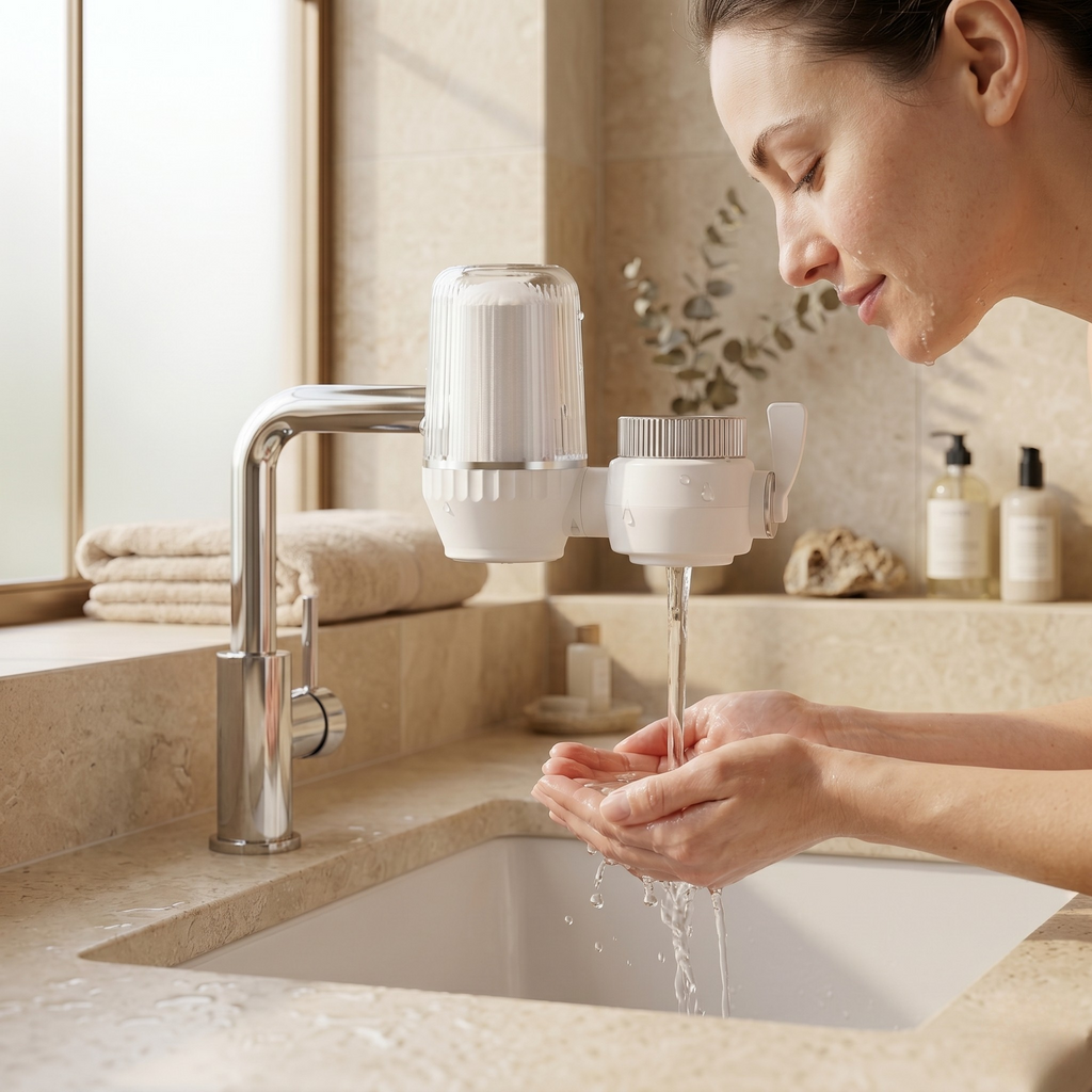 Tap Water Filter - Multi-Layer Water Filtration System for Cleaner Water 0