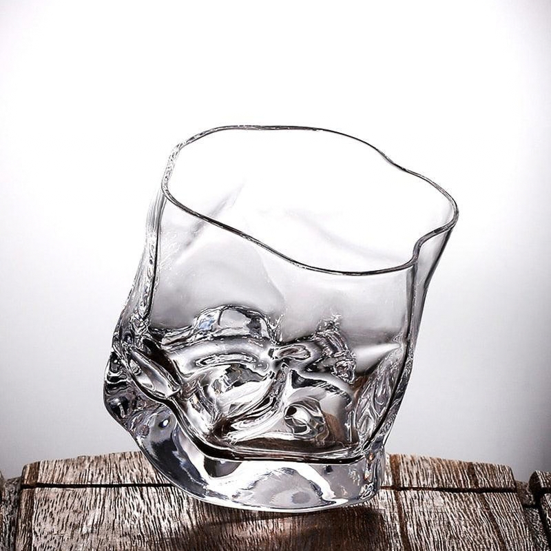 Texture Glass Set Durable Borosilicate Glass Set of 2 - 05
