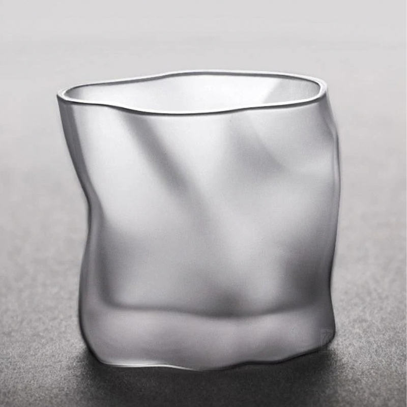 Texture Glass Set Durable Borosilicate Glass Set of 2 - 06
