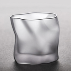 Texture Glass Set Durable Borosilicate Glass Set of 2 - 06