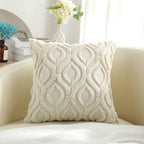 Textured Couch Cushion Covers - Durable Cotton, Easy Care & Elegant Style 7