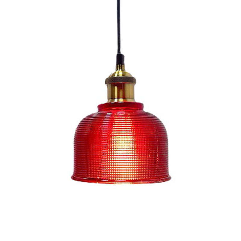 Textured Glass Pendant Light - Adjustable Kitchen Island Lighting 1